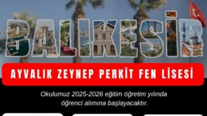Ayvalık Zeynep Perkit Fen Lisesi Açılıyor!