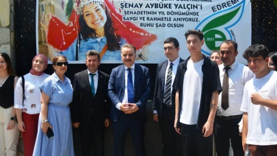 Şehit Öğretmen Aybüke Yalçın Edremit'te anıldı