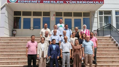BAÜN Rektörü Oğurlu'dan Edremit MYO Müdürlüğüne hayırlı olsun ziyareti