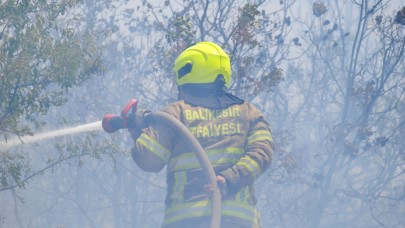Balıkesir Büyükşehir İtfaiyesi’nden yoğun mesai