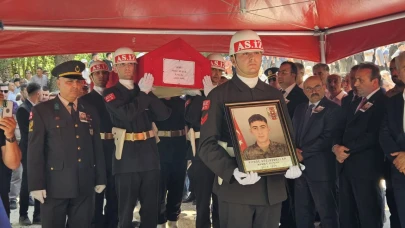 Balıkesirli şehidimiz hüzünle son yolculuğuna uğurlandı