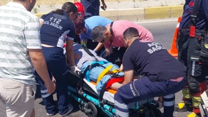Gömeç'te trafik kazası: 1 yaralı