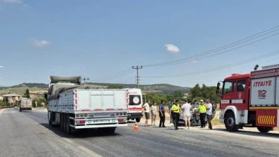 Susurluk’ta kaza: 2 yaralı
