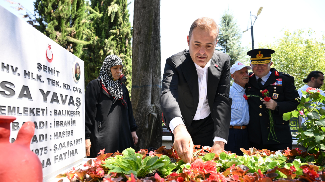 Başkan Akın’dan kahraman şehitlere ahde vefa