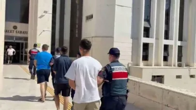 Deniz keyfi kısa sürdü: Cezaevi firarileri jandarmaya yakalandı