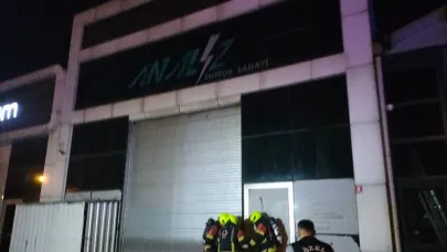 Balıkesir Sanayi Sitesi'nde fırın kablolarından yangın çıktı
