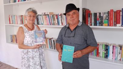 Havran Sarnıç'ın şapkalı muhtarı çalışıyor