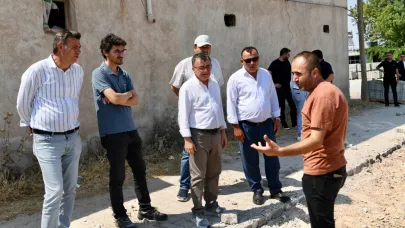 Başkan Şehirli kırsalda ekipleri denetledi