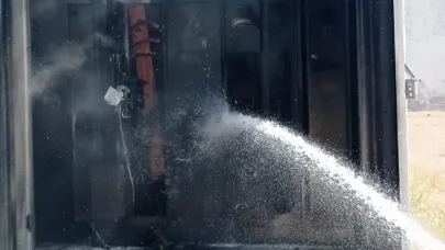 Ayvalık Sarımsaklı’da trafo yangını