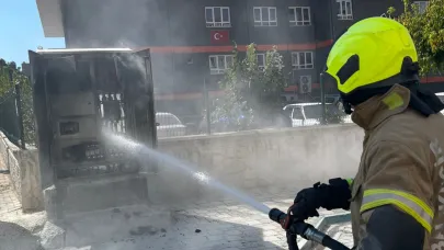 Susurluk’ta elektrik trafosunda yangın
