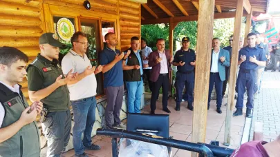 Edremit Orman İşletmesinden yangın şehitleri için hayır