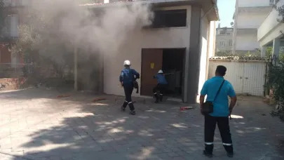 Havran’da Trafo Yangını