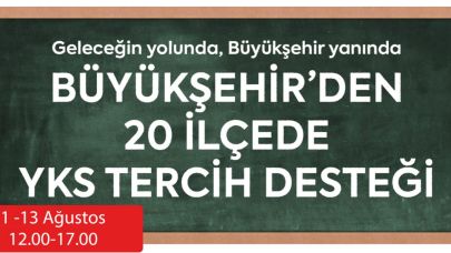 Ahmet Akın’dan 20 ilçede YKS tercih desteği