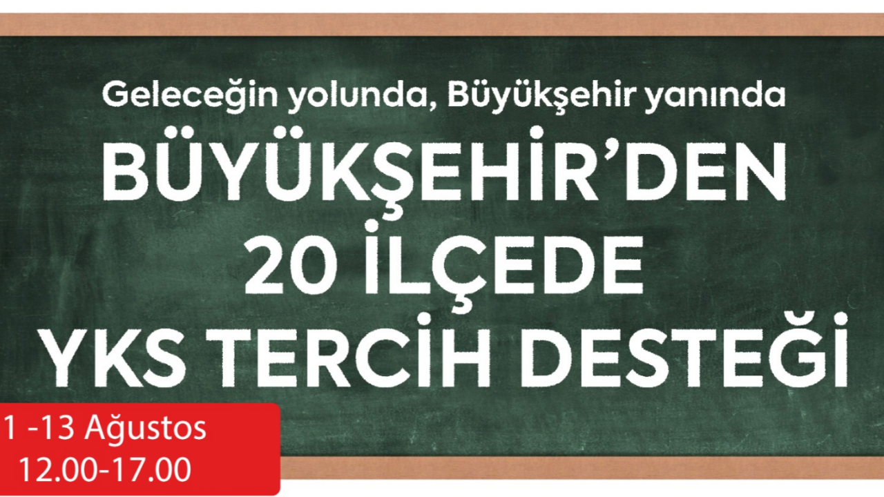 Ahmet Akın’dan 20 ilçede YKS tercih desteği