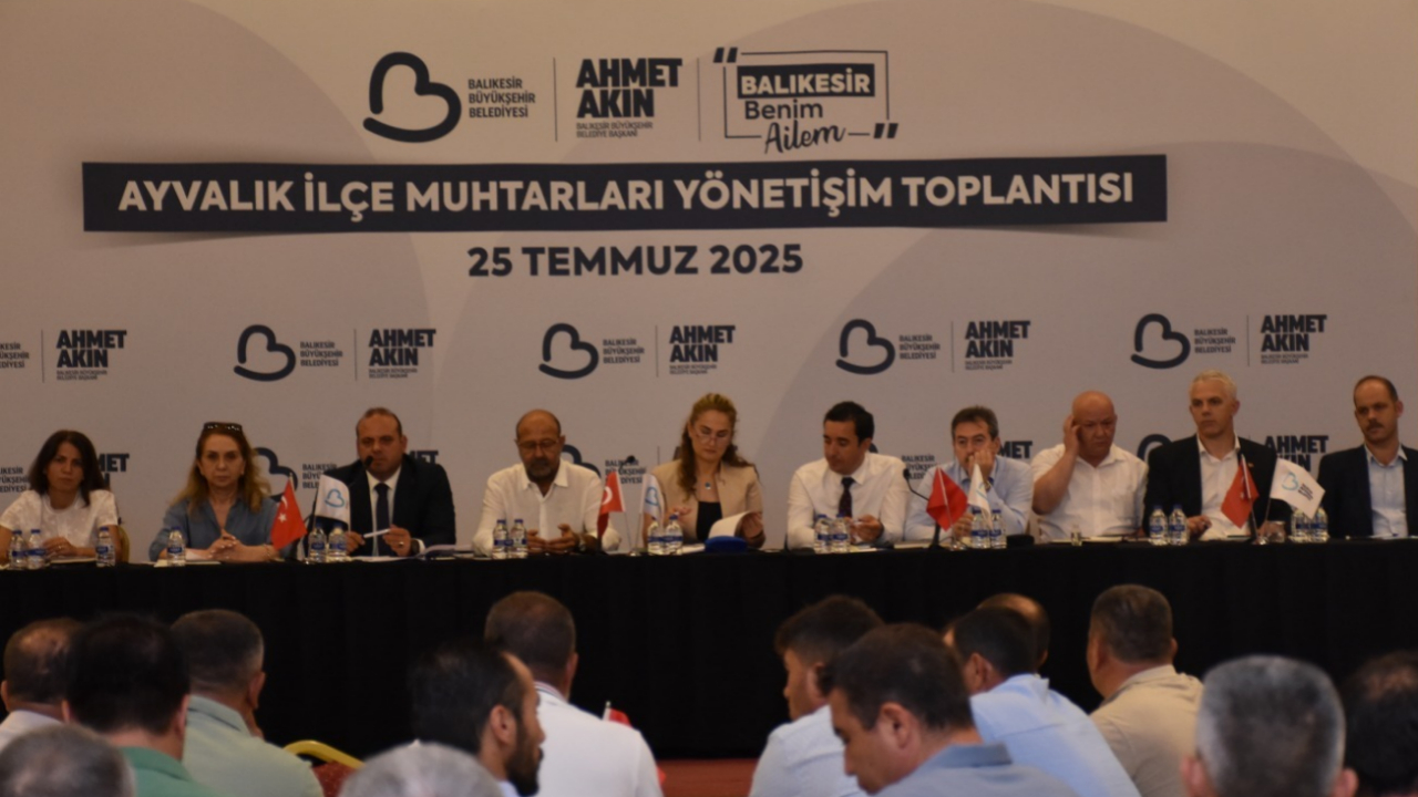 Büyükşehir, Ayvalık’ta muhtarları dinledi