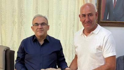 İlksan'dan yeni müdüre hayırlı olsun ziyareti