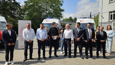Balıkesir'de 4 yeni ambulans hizmete girdi