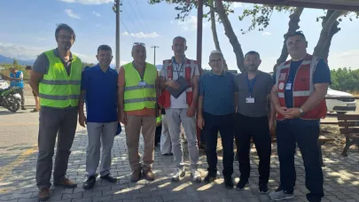 Edremit İlçe Milli Eğitim Müdürü Esmen'den sınav güzergâhını ziyaret