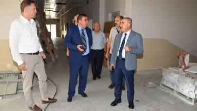 Balıkesir Kazan, Demir Kepçe yatırımlarını yerinde inceliyor.