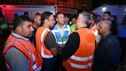 Akın: “Tüm ekiplerimizle teyakkuz halindeyiz”