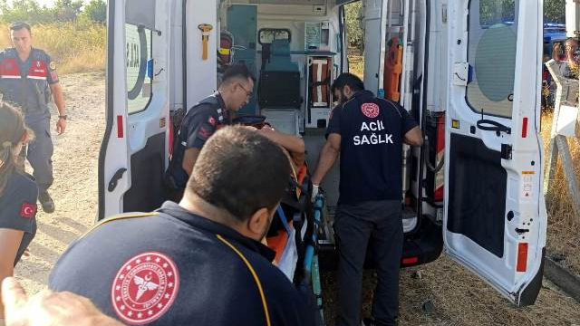 Erdek’te kaza sonrası aracın altında kaldı: 1 Yaralı