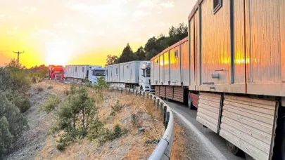 Bidagiç'te 15 ev yangında kül olmuştu ! Konteyner  Evler Kuruluyor