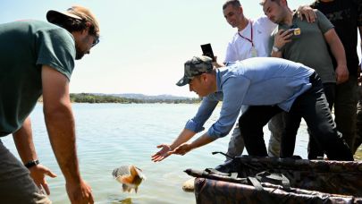 Akın’dan amatör balıkçılara müjde: Karaçepiş Göleti, Özel Avlak sahası oluyor