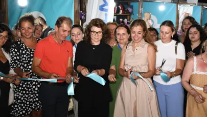 Ayvalık’ta Kadın Emeği Çarşısı’na yoğun ilgi
