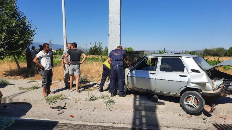 Sındırgı'da kaza: 1 yaralı