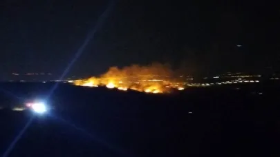Balıkesir'de çöplükte yangın çıktı
