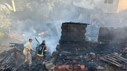 Dursunbey'de yangın korkutan boyuta ulaştı