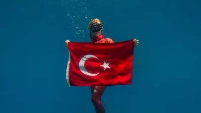 Milli Sporcu Şahika Ercümen’den zafer dalışı