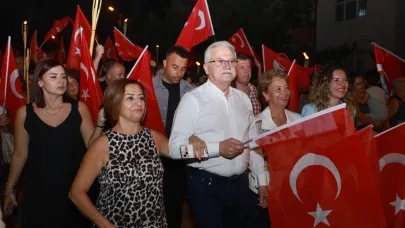Zafer Bayramı coşkusu Burhaniye'de yaşandı