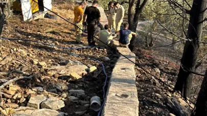 Kazdağları'nda yangın nöbeti!
