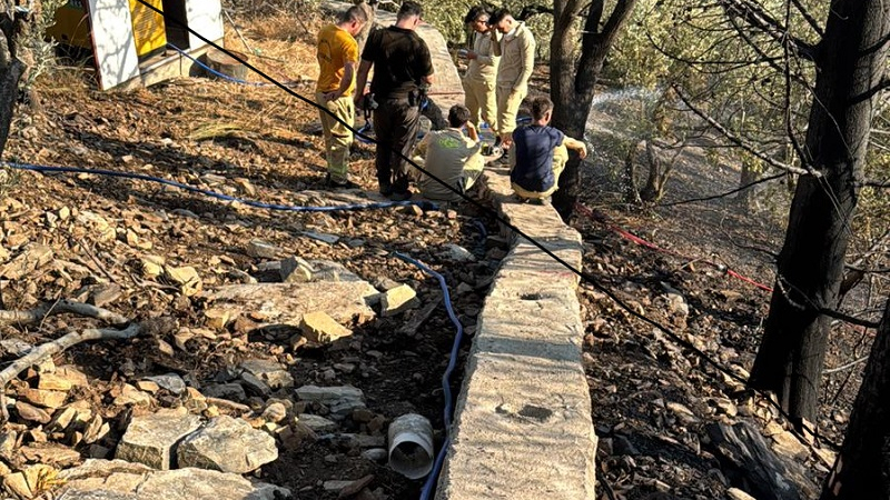 Kazdağları'nda yangın nöbeti!