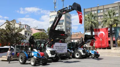 Edremit Belediyesi’ne 5 yeni iş makinası