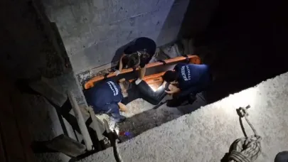 Edremit’te inşaatta imdat çığlığı: Kadın merdiven boşluğuna düştü