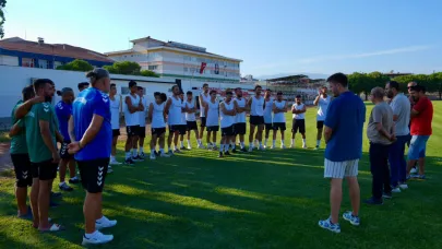 Burhaniye Belediyespor sahaya indi