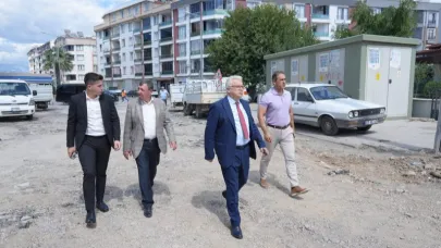 Başkan Deveciler, Pazarbaşı Caddesi’ndeki Çalışmaları Yerinde İnceledi