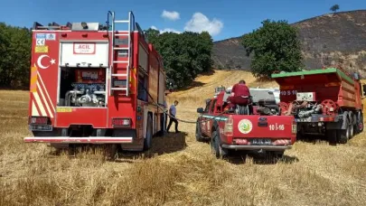 Karesi’de arazi yangını kısa sürede kontrol altına alındı