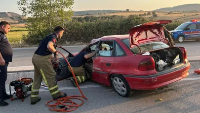 Gönen’de İtfaiyeden Nefes Kesen Kurtarma Operasyonu