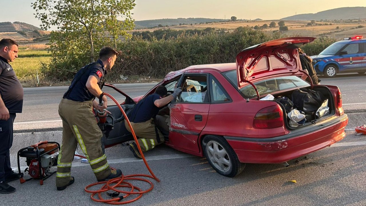 Gönen’de İtfaiyeden Nefes Kesen Kurtarma Operasyonu