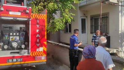 Altıeylül’de Bir Evde Alevler Yükseldi