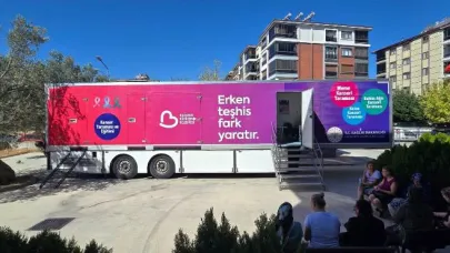 Edremit'te “Pembe Prenses” seferde: Ücretsiz kanser taramasıyla erken tanı fırsatı