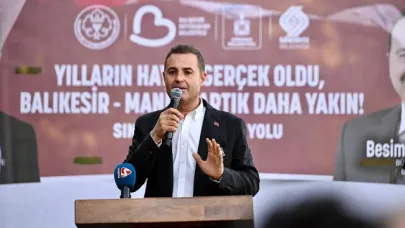 Gördes-Sındırgı yolu davul zurnayla açıldı
