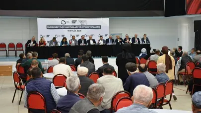 Büyükşehir Dursunbey’de muhtarlarla buluştu