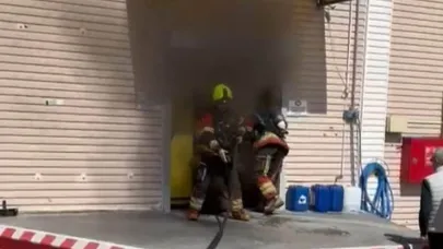 Bandırma'da damızlık çiftliğinde yangın