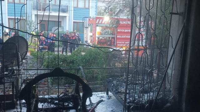 Balıkesir Altıeylül’de yangın