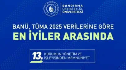 BANÜ, TÜMA 2025 Verilerine Göre En İyiler Arasında