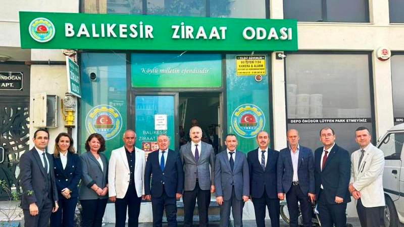Karesi ve Altıeylül’de Tarım Sayımı Faaliyetlerine Ziyaret